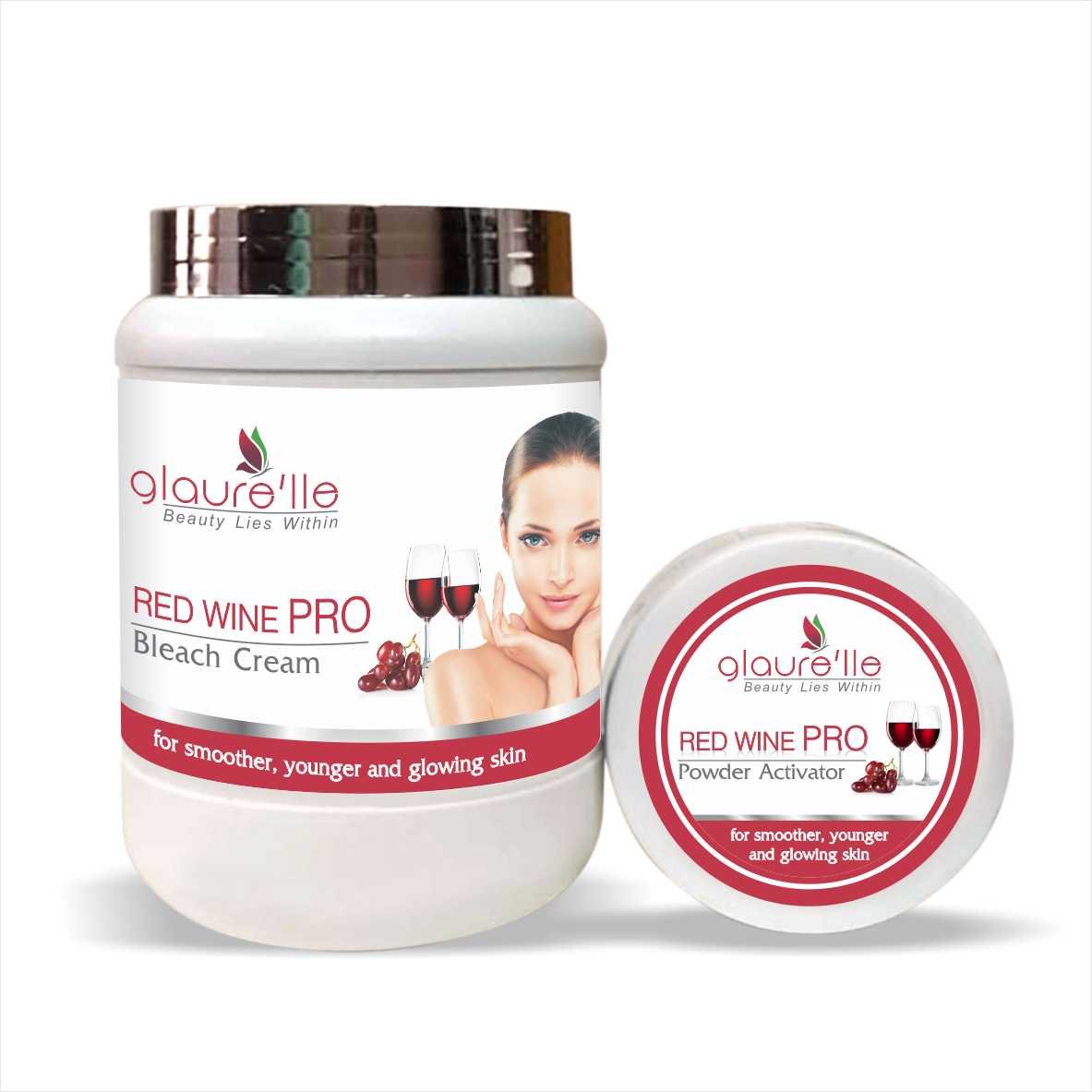 RED WINE PRO Bridal Bleach Cream (1Kg) - Glaure'lle Bleaches